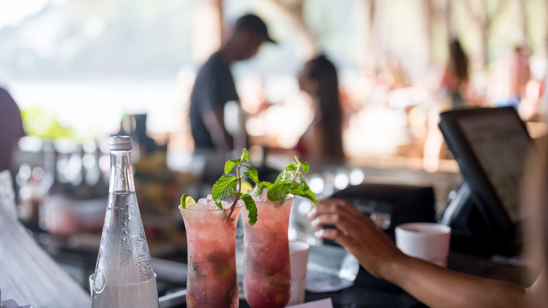beach bars in Mykonos